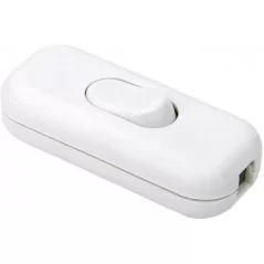 White flying light switch