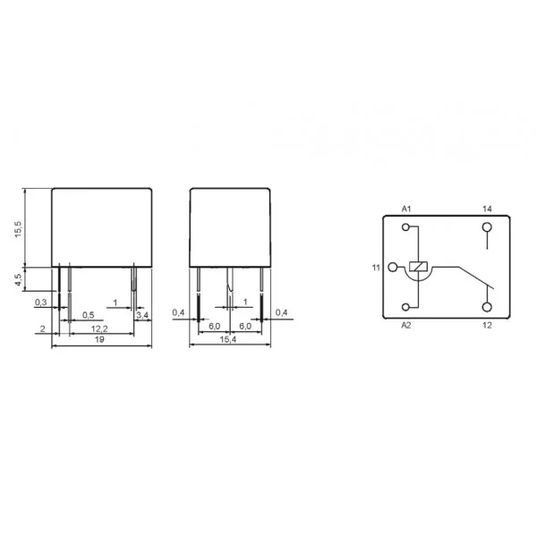 Relay 3V 10A 1 Exchange RELPOL RM50-3011-85-1003