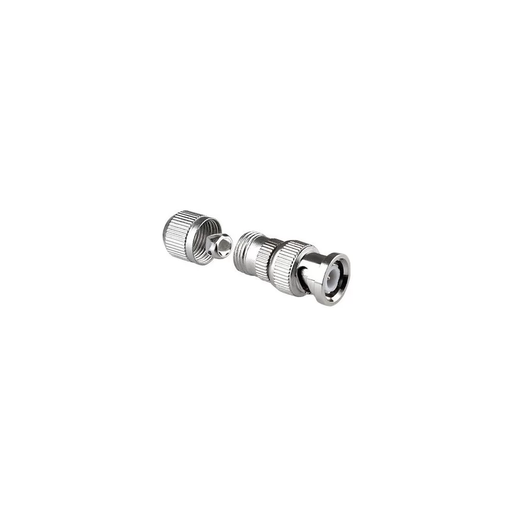 Screw mount BNC plug