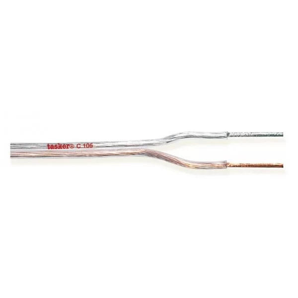 Cavo piattina trasparente 2x0.75mm