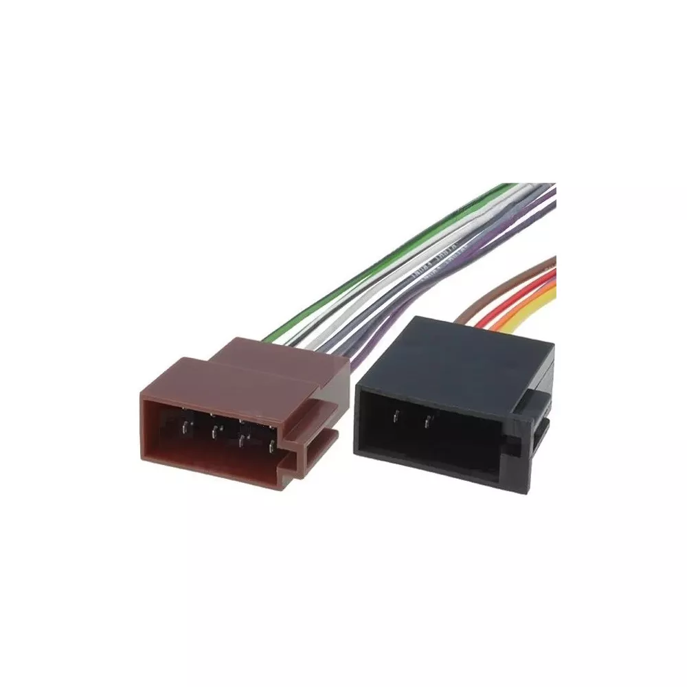 ISO male connector for car stereo