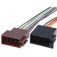 ISO male connector for car stereo