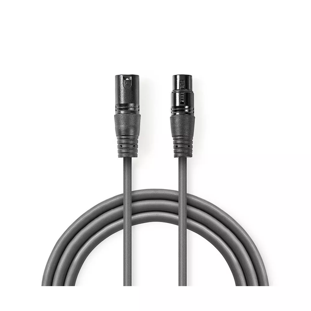 Balanced XLR male - female cable 3mt