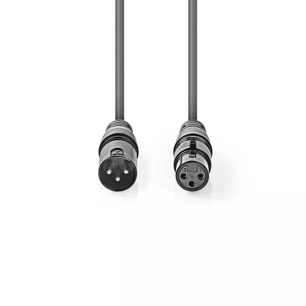 Cavo XLR bilanciato maschio - femmina 1.5mt