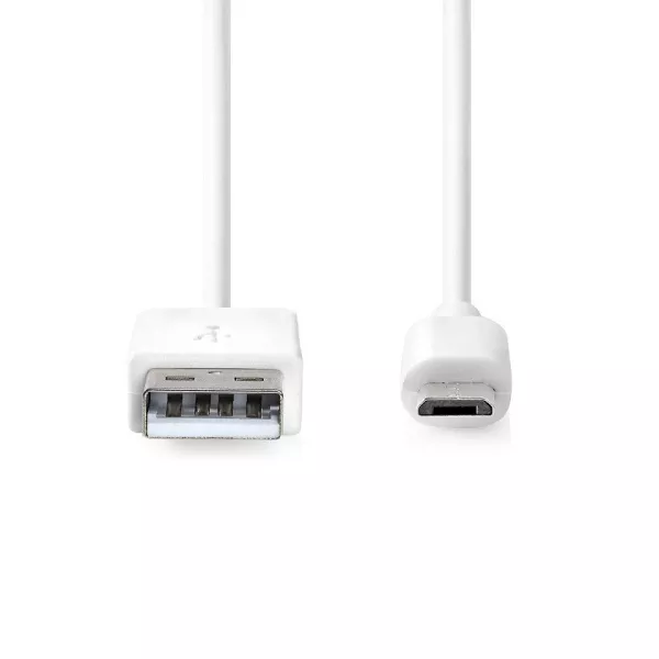 Cavo USB 2.0 Spina A - Spina Micro B 1 mt bianco