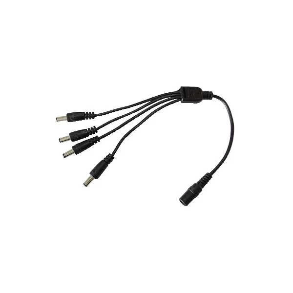 Four output DC adapter cable