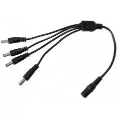 Four output DC adapter cable