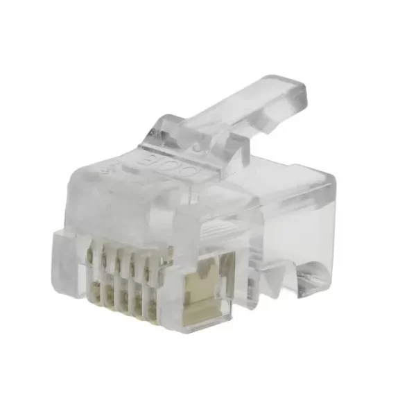 Telephone plug RJ12 6P6C