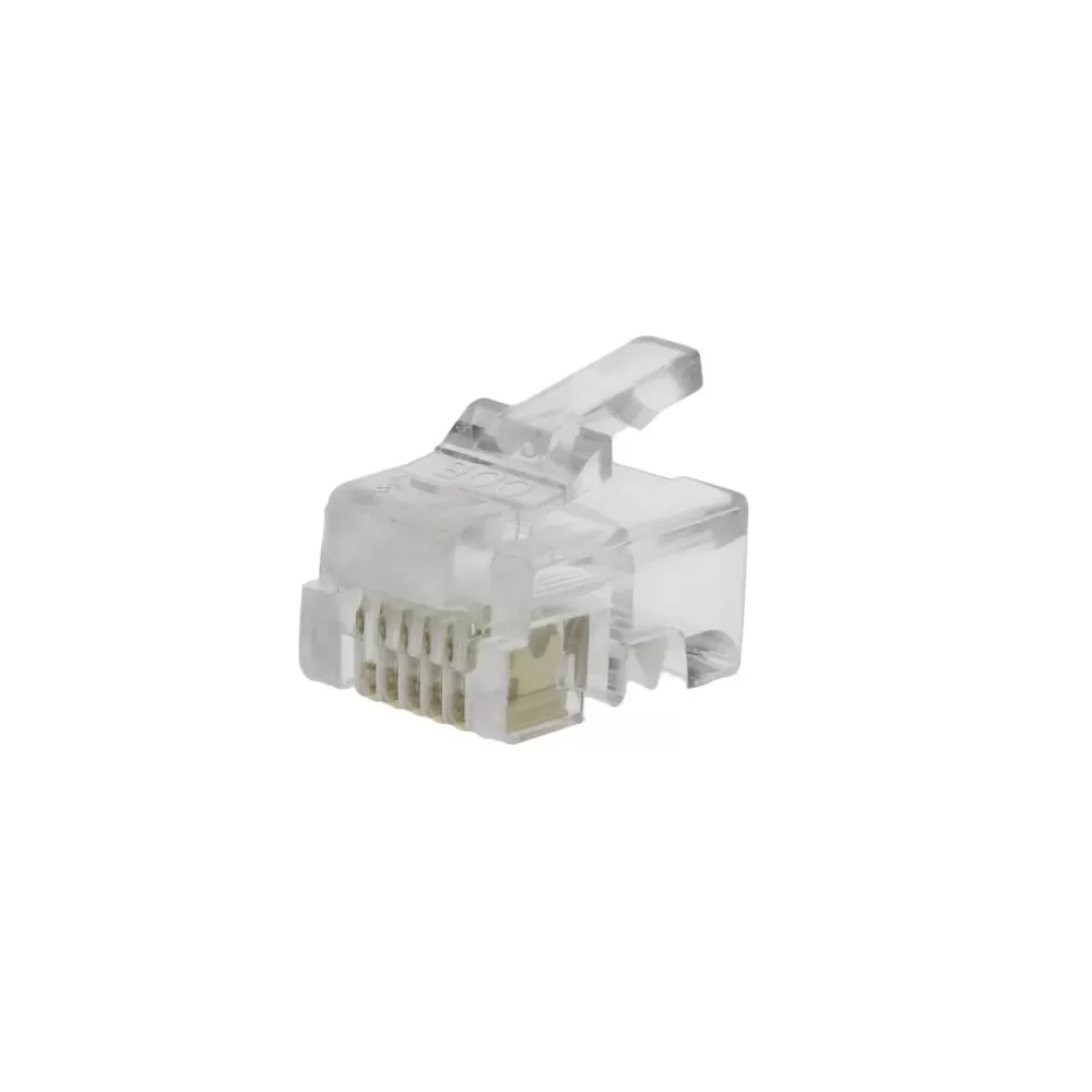 Telephone plug RJ12 6P6C