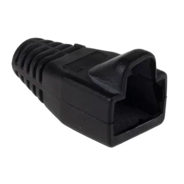 Black RJ45 protective shell