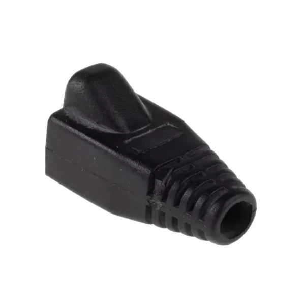 Black RJ45 protective shell