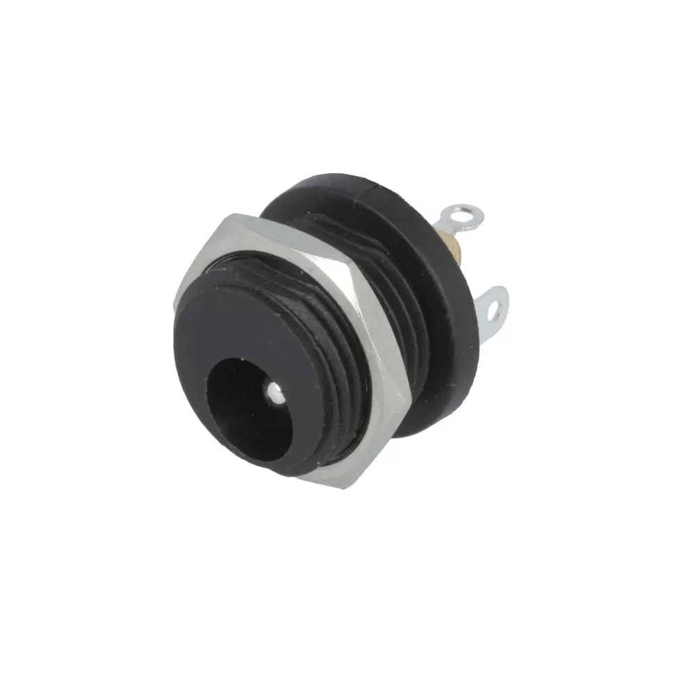 Spina DC 5.5x2.5mm da pannello passo grosso