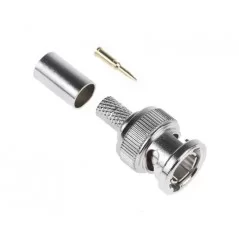 Crimp BNC plug for RG59