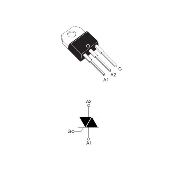 Triac BTA08-600