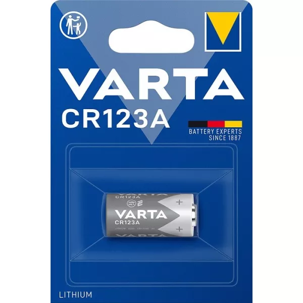 CR123 Batteria litio 3V Varta