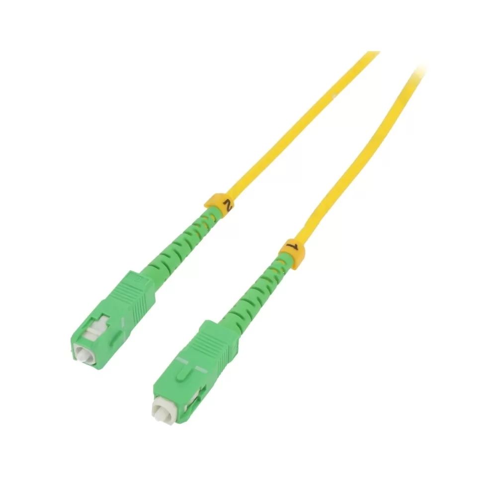 Fiber optic cable SC / APC - SC / APC 1mt