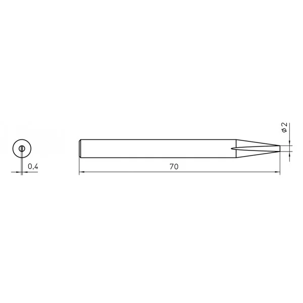 Tip Weller 4SPI40224-1 SPI40