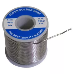 Tin in packs of 500 grams 1mm 60/40