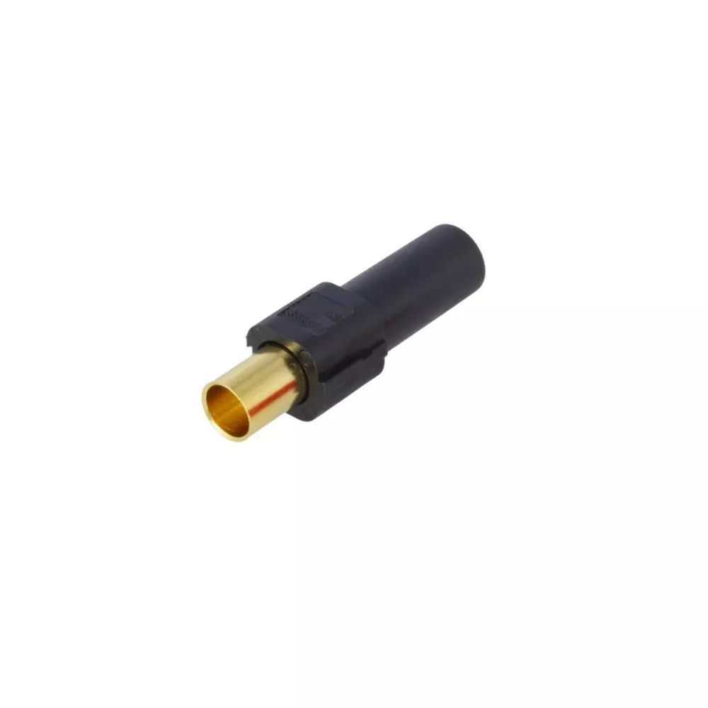 Black female XT150F DC power connector