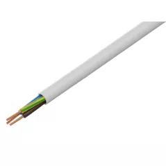 Electric cable 3x1mm white