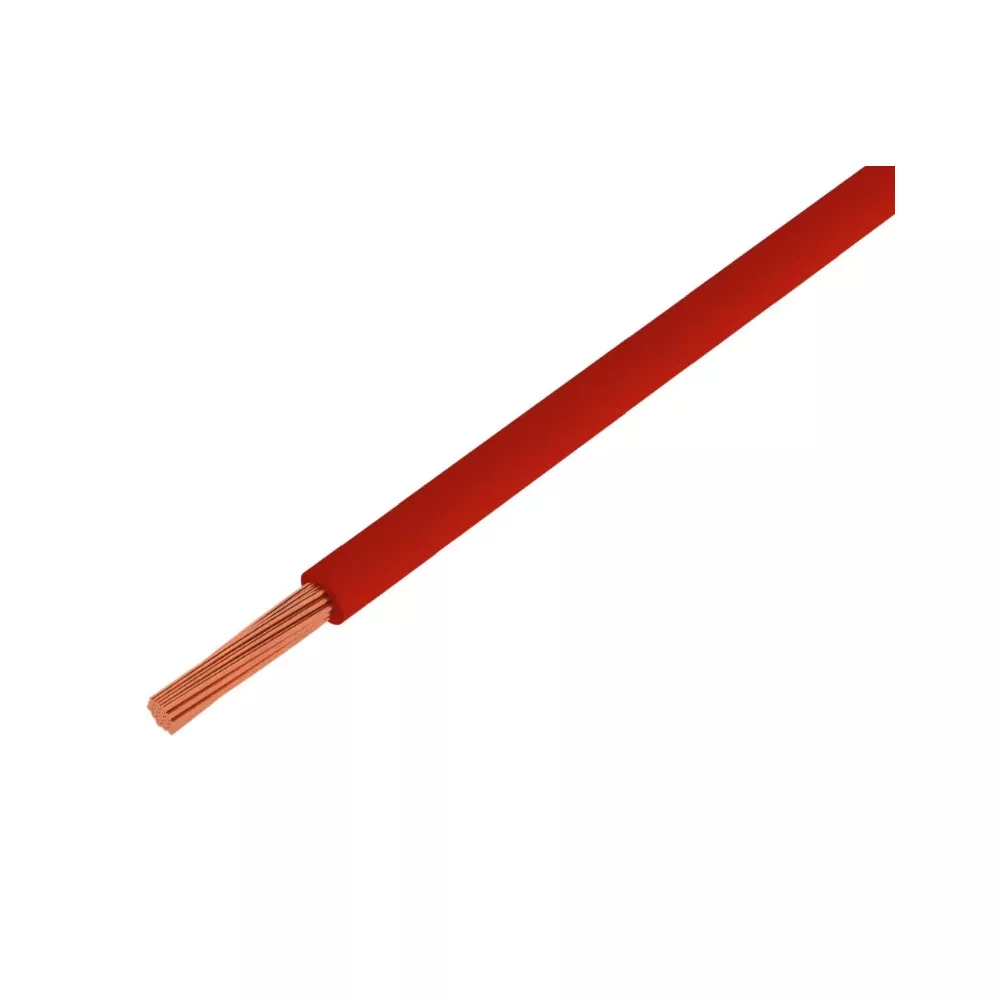 Cavo elettrico 1x1mm rosso H05V-K