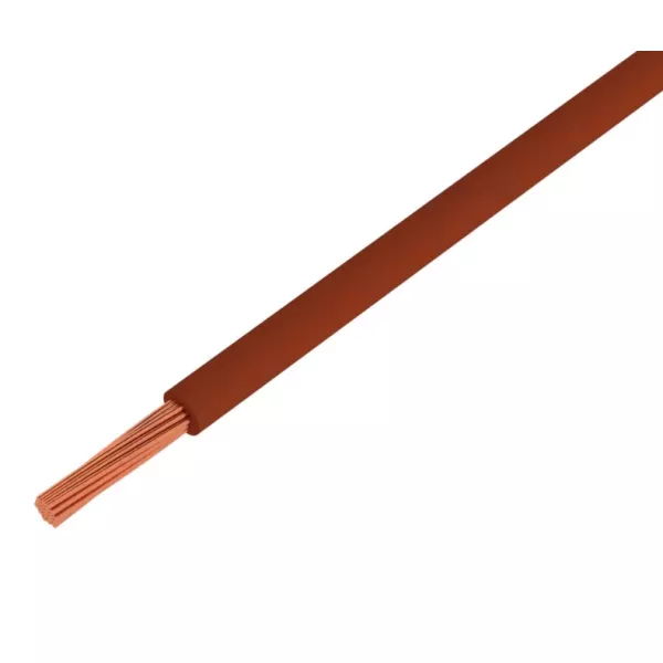 Electric cable 1x1mm brown H05V-K