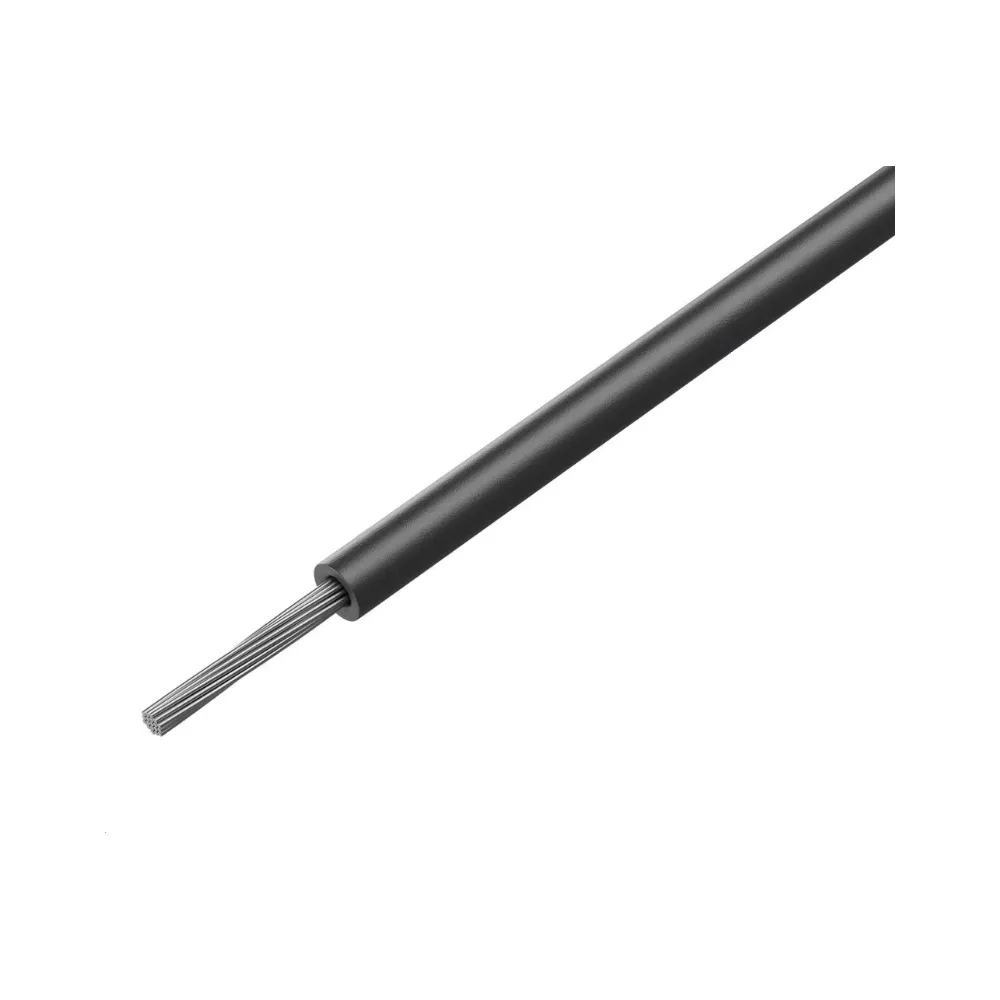 1x1.50mm black silicone cable