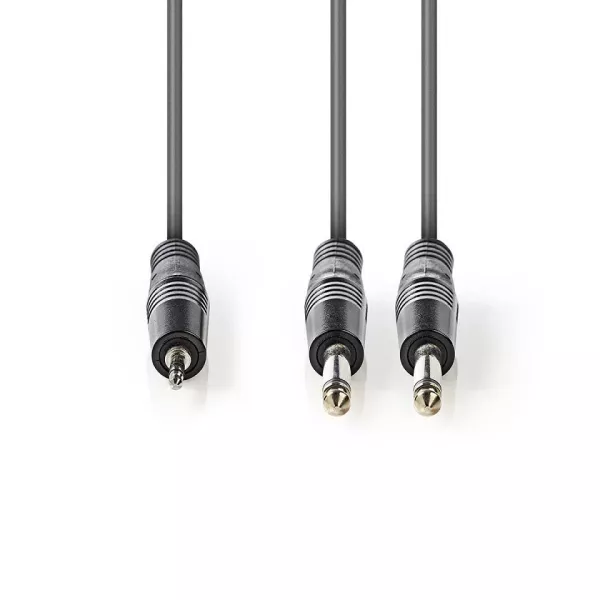 Cavo jack 3.5mm stereo - 2 jack 6.3mm mono